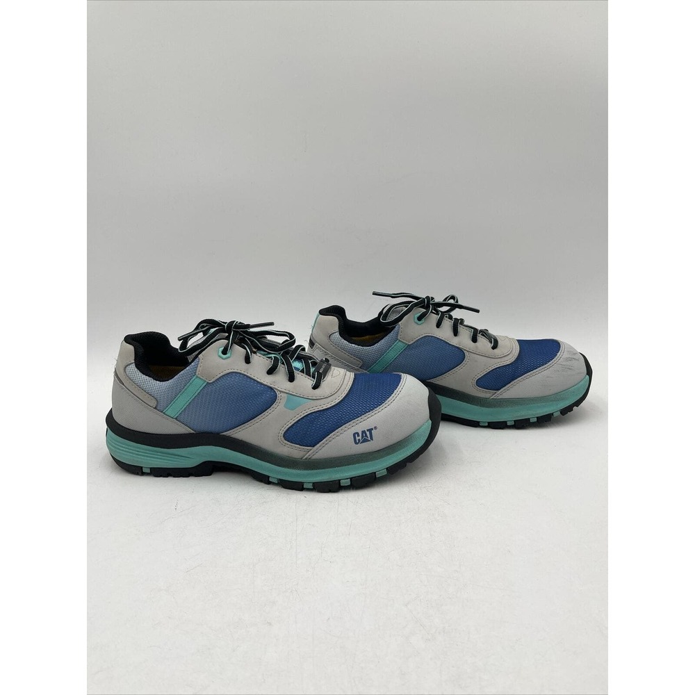 Women’s Caterpillar Quake Composite Toe Shoes Grey/Bl… Gem